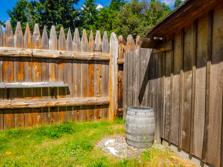 Fort Nisqually was an important fur trading and farming post of the Hudson's Bay Company in the Puget Sound area, part of the Hudson's Bay Company's Columbia Department. It was located in what is now DuPont, Washington. Today it is a living history museumのeditorial素材