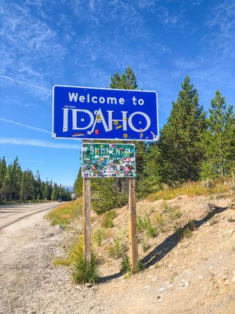Idaho is a state in the northwestern region of the United States. It borders the state of Montana to the east and northeast, Wyoming to the east, Nevada and Utah to the south, and Washington and Oregon to the west.の写真素材