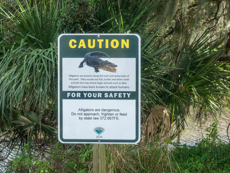 Myakka River State Park is a Florida State Park, that is located nine miles (14 km) east of Interstate 75 in Sarasota County and a portion of southeastern Manatee County on the Atlantic coastal plain.のeditorial素材