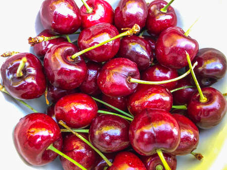 Cherry is the fruit of many plants of the genus Prunus, and is a fleshy drupe