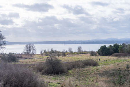 Discovery Park is park on the shores of Puget Sound in the Magnolia neighborhood of Seattle, Washington.の写真素材