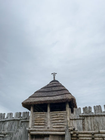 Archaeological open air museum Biskupin is an archaeological site and a life-size model of an Iron...