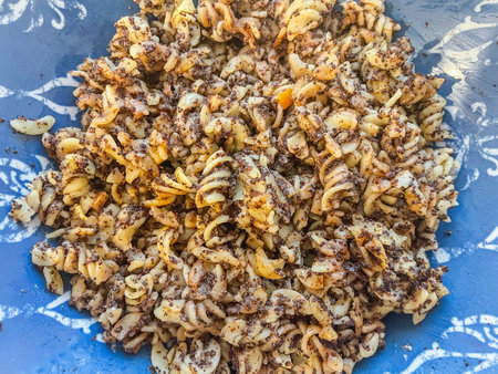 Makowki is a sweet poppy seed-based bread dessert from Central Europe. The dish is considered traditional in Silesia where it is served almost exclusively on Christmas Eve.の写真素材