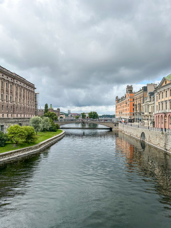 Stockholm is the capital of and most populous city in Sweden as well as the largest urban area in the Nordic countries.のeditorial素材