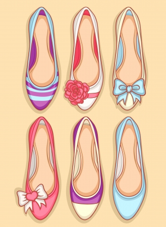 Beautiful seamless pattern with womenのイラスト素材