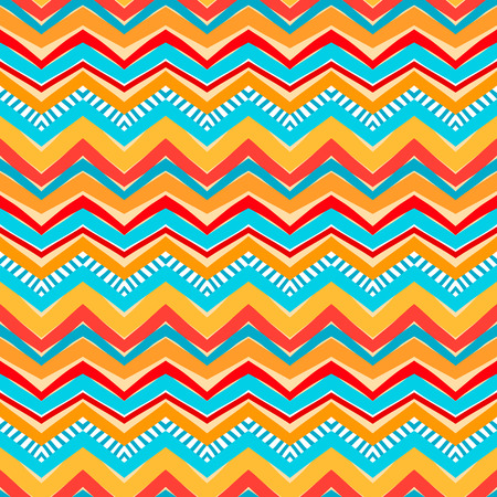beautiful multicolored striped tribal traditional pattern - 2のイラスト素材