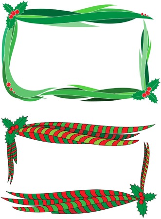 Christmas' bordersのイラスト素材