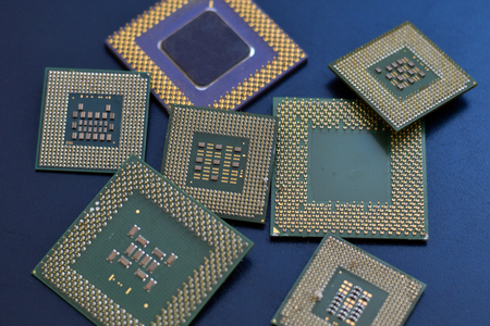computer circuit Board closeup