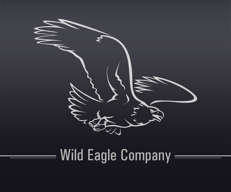 vector illustration eagle symbolのイラスト素材