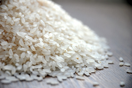 white rice.の写真素材