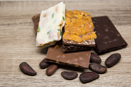 Various chocolate bars