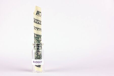 A small budget accumulation in the Bank of one dollarの写真素材
