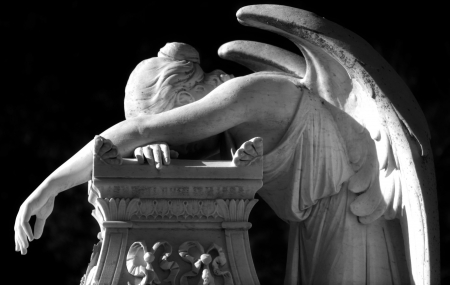 Angel of griefの写真素材