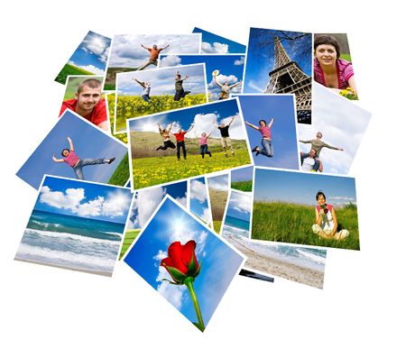 Stack of photos