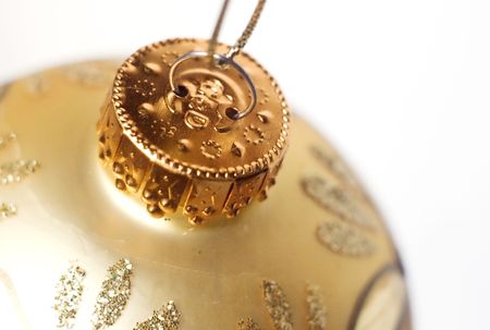Close up on Christmas decorationの写真素材