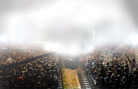 Crowd at concert