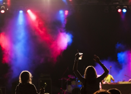 Crowd at concertのeditorial素材