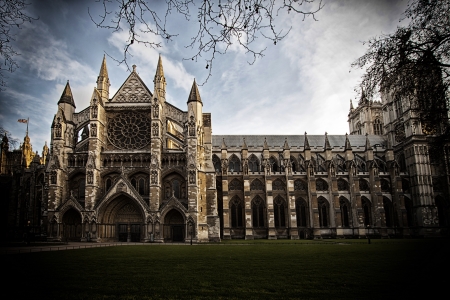 Old gothic churchの写真素材