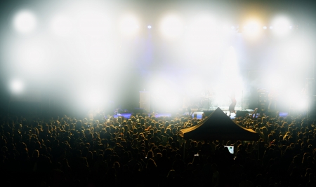 Stage lightsの写真素材