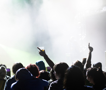 Crowd at concertのeditorial素材
