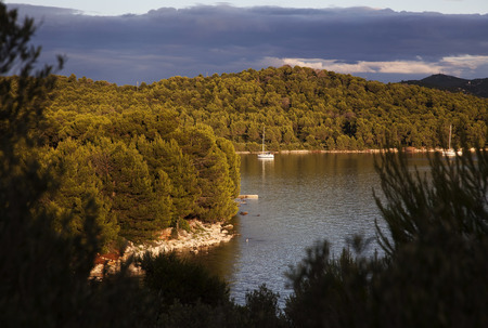 Beautiful bay in Croatiaの写真素材