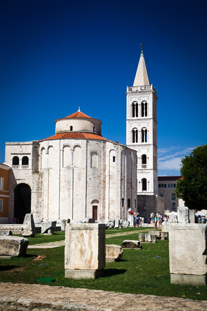 Church of St. Donat, Zadar, Croatiaのeditorial素材