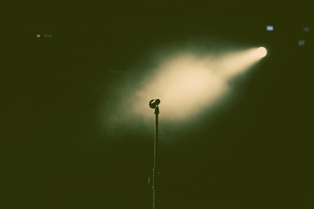 Stage lights - retro style photographの写真素材