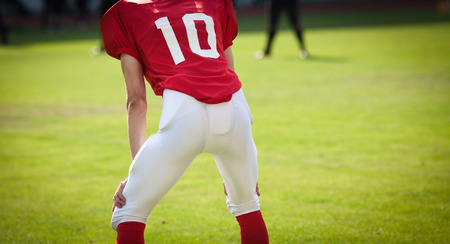 American football gameの写真素材