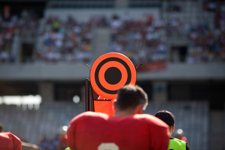 American football gameの写真素材