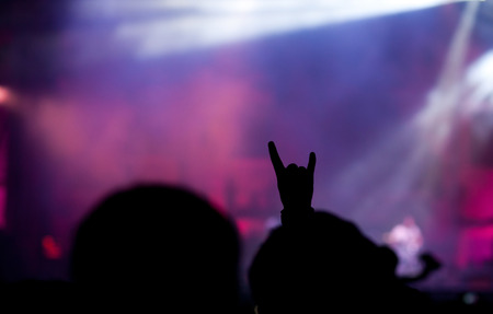 Crowd at concertの写真素材
