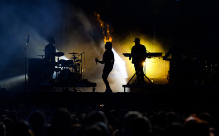 Stage lightsの写真素材