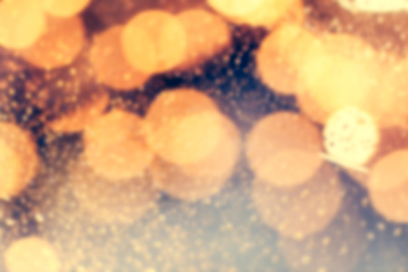 abstract Christmas background with holiday lights and copy space magic bokeh glitter with blinking...