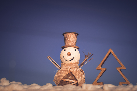 vintage christmas decorations - holiday backgroundの写真素材
