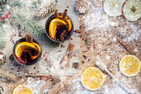 mulled wineの写真素材