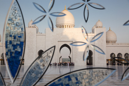 sheikh zayed grand mosque, Abu Dhabi, UAEのeditorial素材