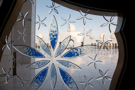 sheikh zayed grand mosque, Abu Dhabi, UAEのeditorial素材