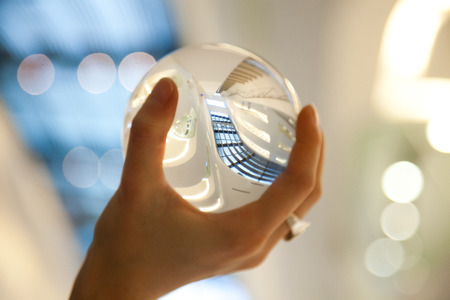 VIENNA, AUSTRIA - JANUARY 15, 2018: Library and Learning Center by Zaha Hadid Of Vienna University of Economics and Business (Wirtschaftsuniversitat Wien) is the largest Business University in Europe.のeditorial素材