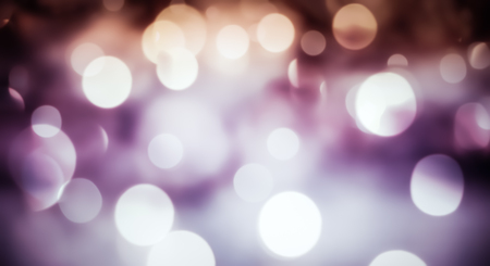 abstract Christmas background with holiday lights and copy space - magic bokeh glitter with blinking...