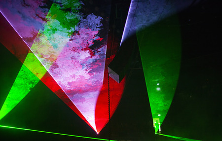 futuristic lights. Cyberpunk,  Abstract lasers,  Hi tech retro background