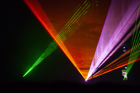 futuristic lights. Cyberpunk,  Abstract lasers,  Hi tech retro background