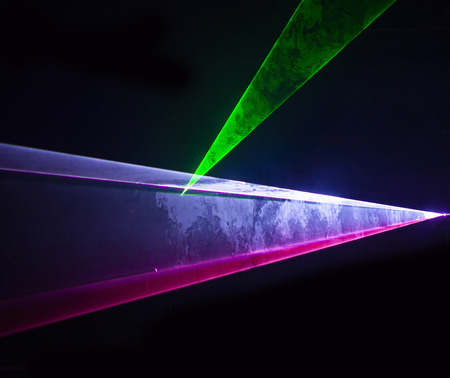 futuristic lights. Cyberpunk,  Abstract lasers,  Hi tech retro backgroundの写真素材