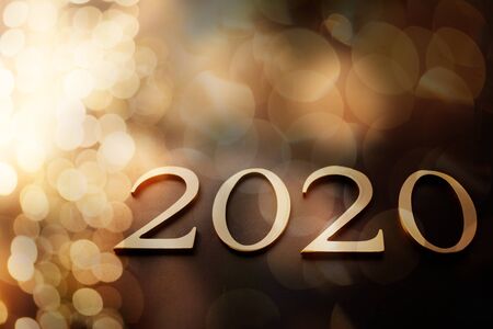 new year background shiny 2020