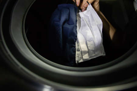 reusable masks in washing machine covid