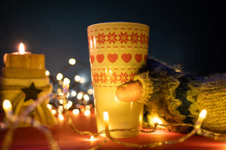 colorful christmas lights holiday background