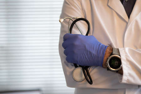 male doctor in cabinet