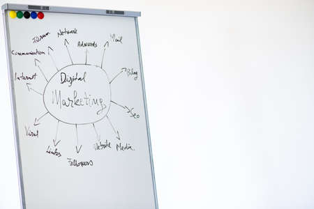 teacher speaking about digital marketingの写真素材