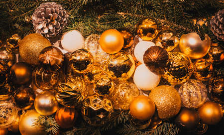 christmas decorations background happy holidays
