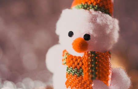 christmas decorations and bokeh lightsの写真素材