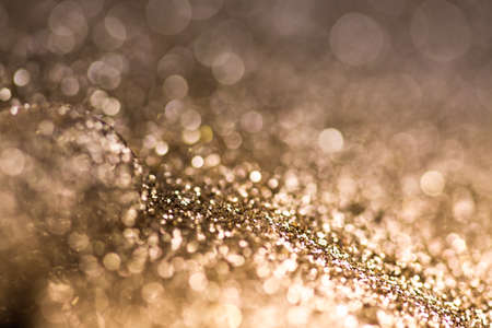 bokeh golden Christmas lights background