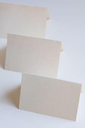 white cards mock up with space for your text
